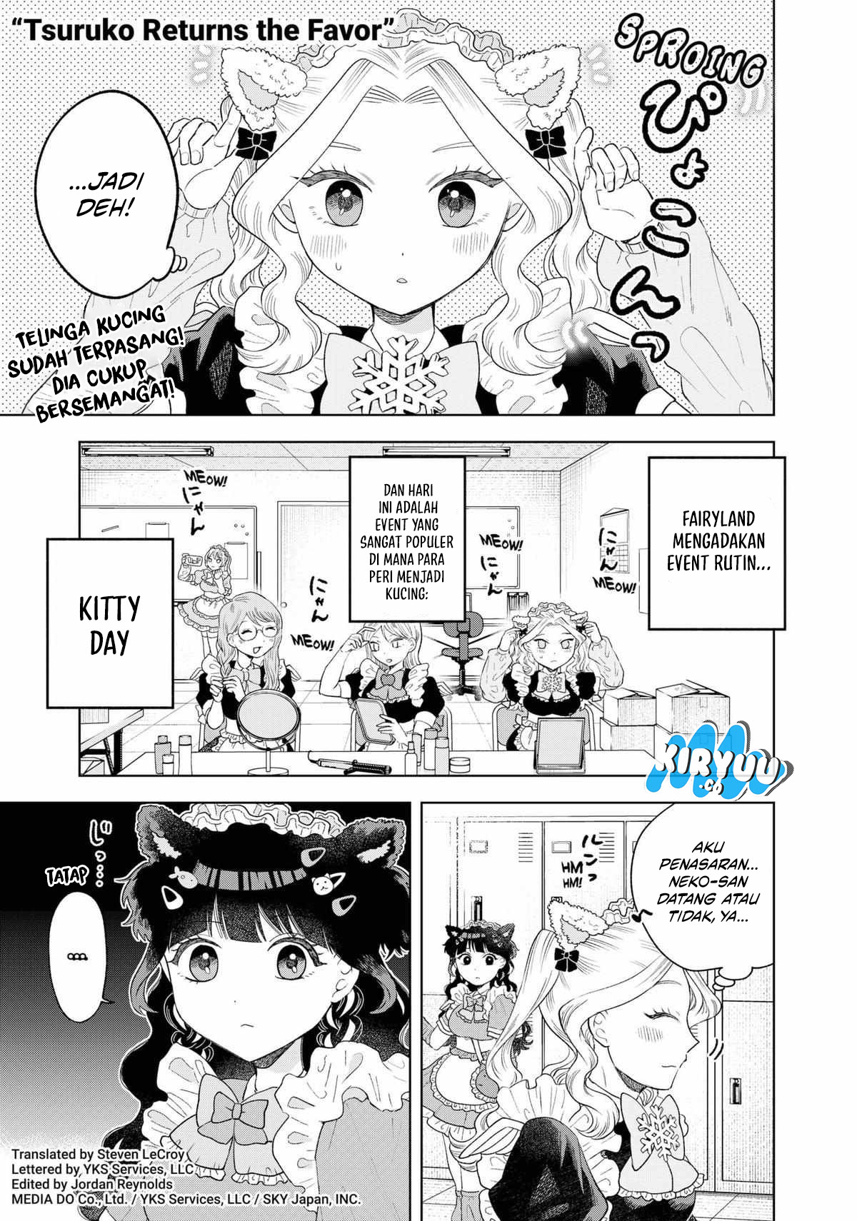 Baca Komik Tsuruko Returns the Favor Chapter 8 Gambar 1