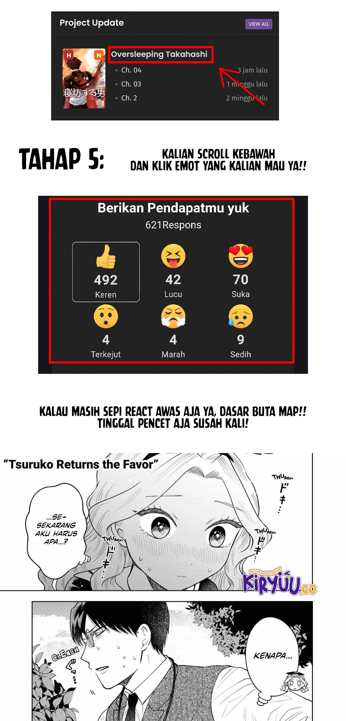 Baca Manga Tsuruko Returns the Favor Chapter 9 Gambar 2