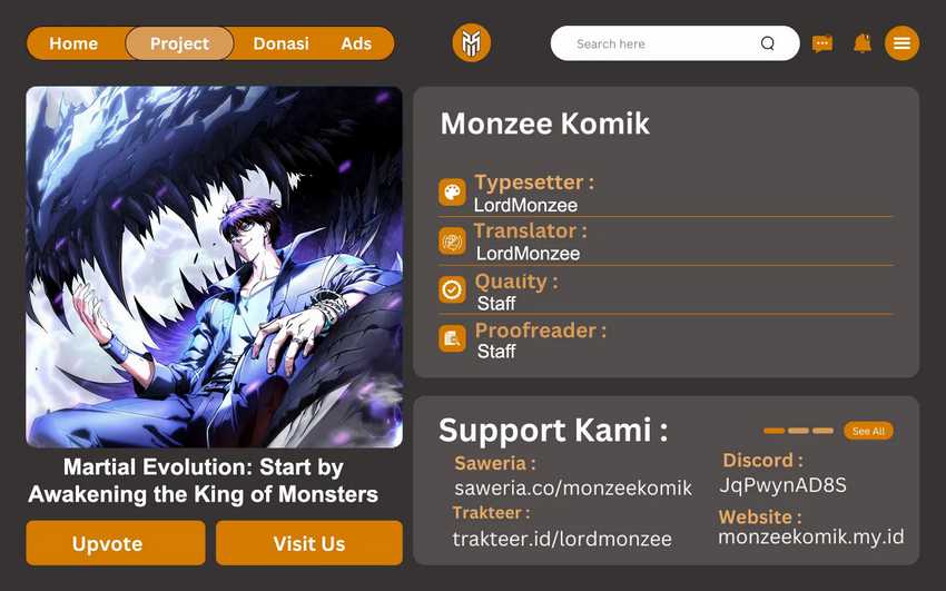 Baca Komik Ultimate Martial Evolution: Begin by Awakening the King of Monsters Chapter 13 Gambar 1