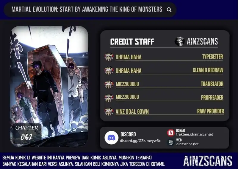 Baca Komik Ultimate Martial Evolution: Begin by Awakening the King of Monsters Chapter 62 Gambar 1