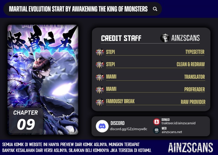 Baca Komik Ultimate Martial Evolution: Begin by Awakening the King of Monsters Chapter 9 Gambar 1