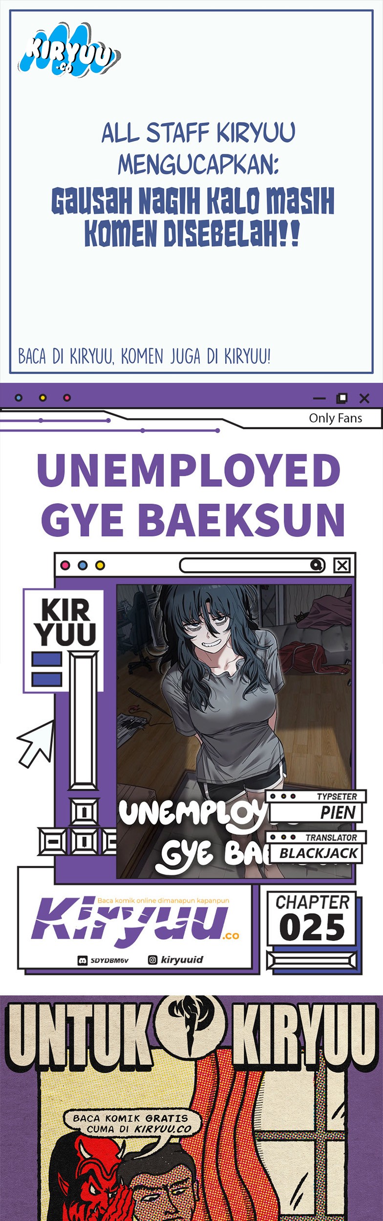 Baca Komik Unemployed Gye Baek Soon Chapter 25 Gambar 1