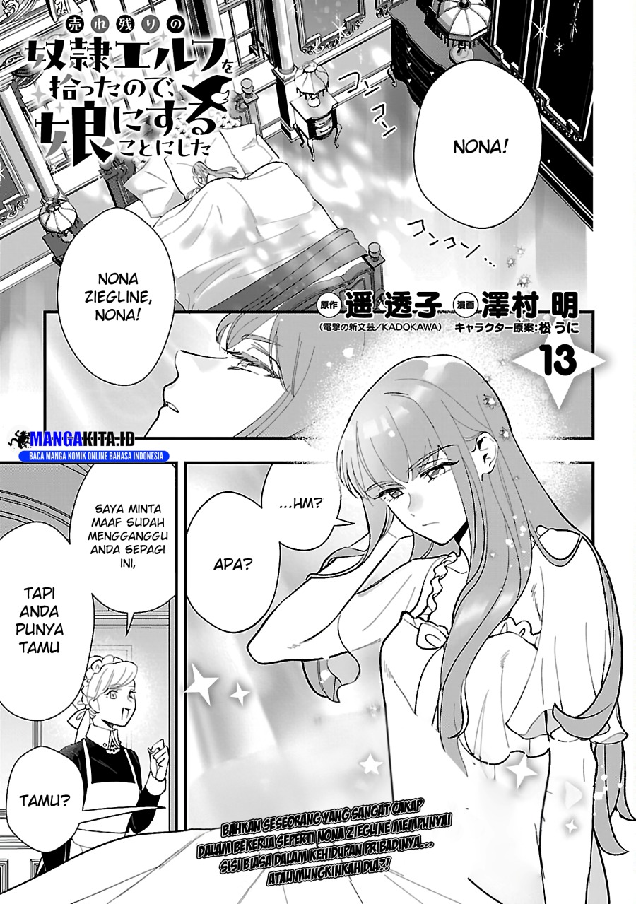Baca Urenokori no Dorei Elf wo Hirotta no de, Musume ni suru Koto ni shita Chapter 13.1 Gambar 2