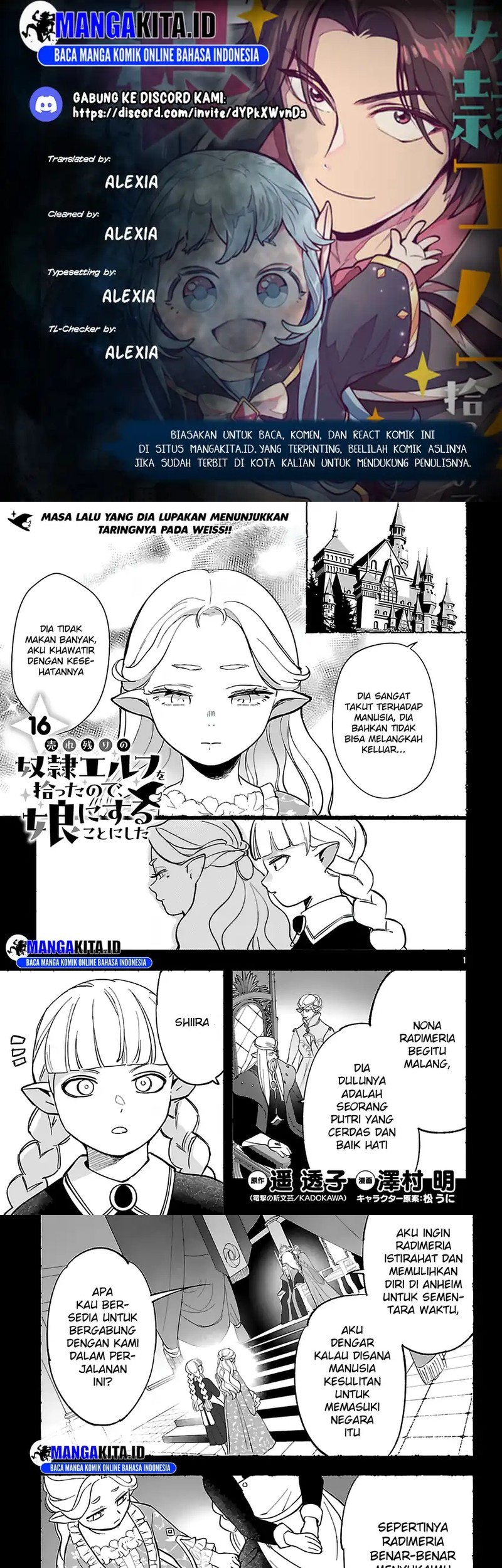 Baca Komik Urenokori no Dorei Elf wo Hirotta no de, Musume ni suru Koto ni shita Chapter 16.1 Gambar 1