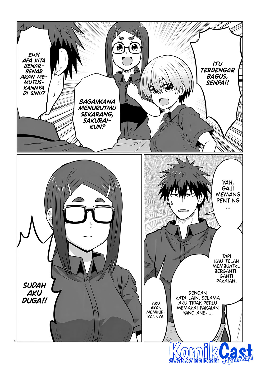 Uzaki-chan wa Asobitai! Chapter 121 Gambar 4
