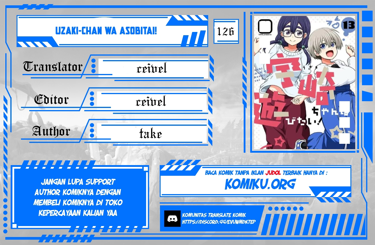 Baca Komik Uzaki-chan wa Asobitai! Chapter 126 Gambar 1