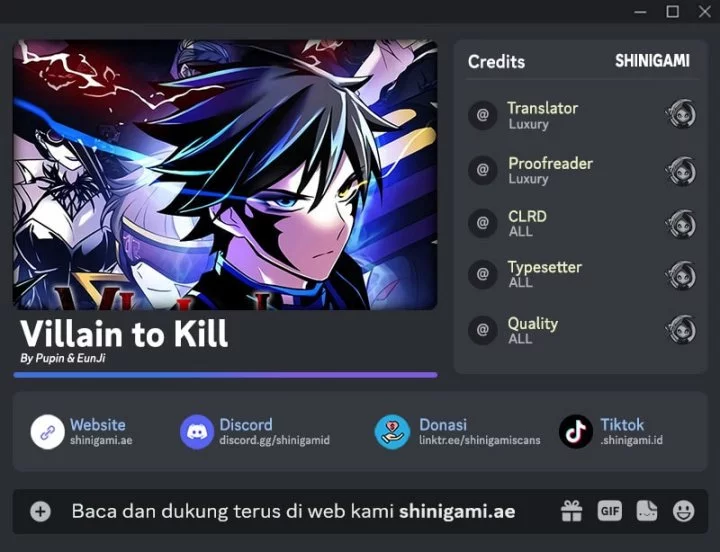 Baca Komik Villain To Kill Chapter 205 Gambar 1