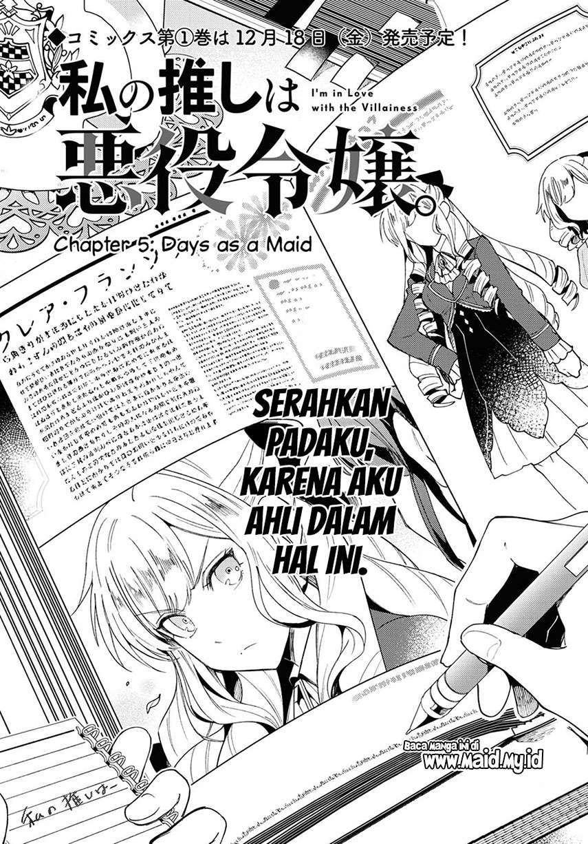 Baca  Watashi no Oshi wa Akuyaku Reijou. Chapter 5 Gambar 2