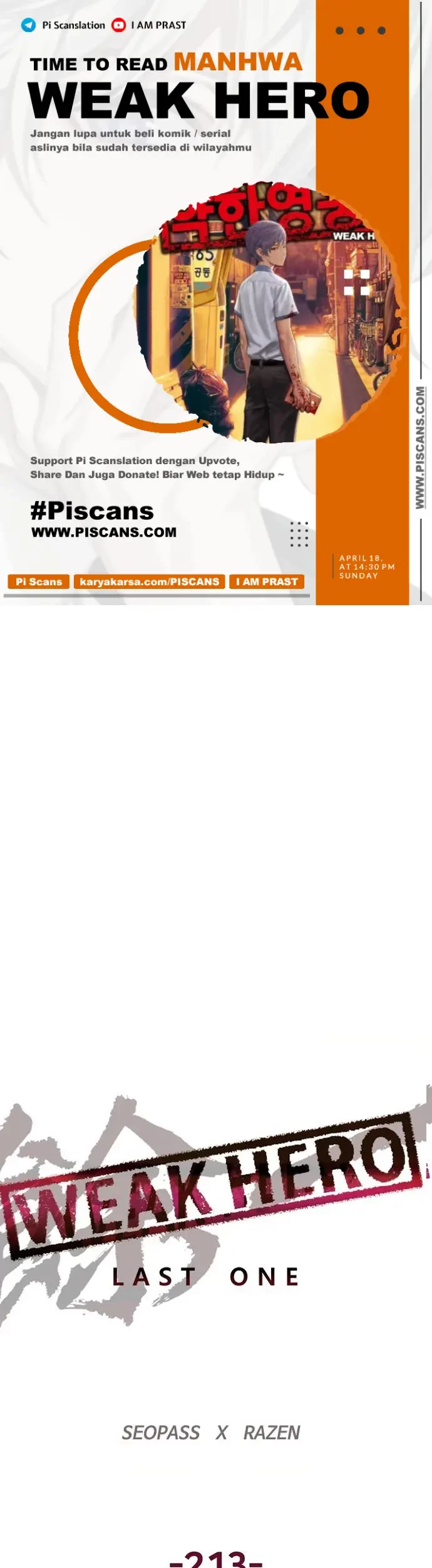 Baca Komik Weak Hero Chapter 213.1 Gambar 1