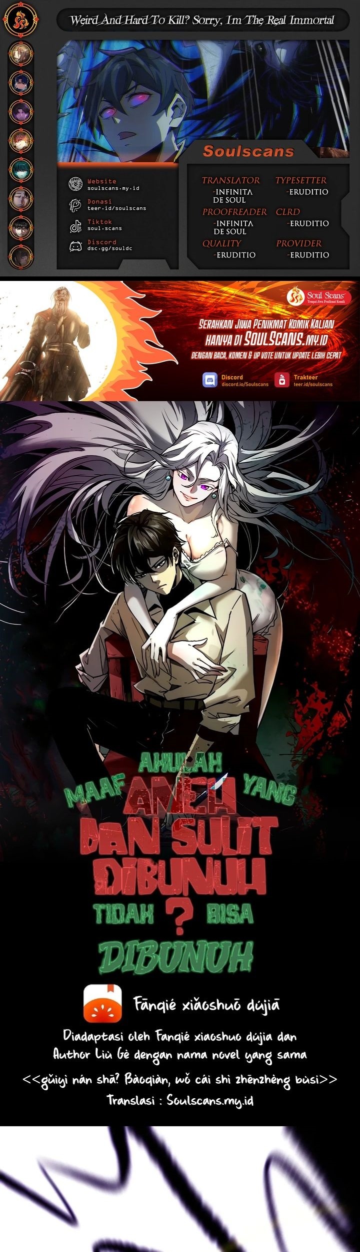 Baca Komik Weird and Hard to Kill? Sorry, I’m the Real Immortal Chapter 103 Gambar 1