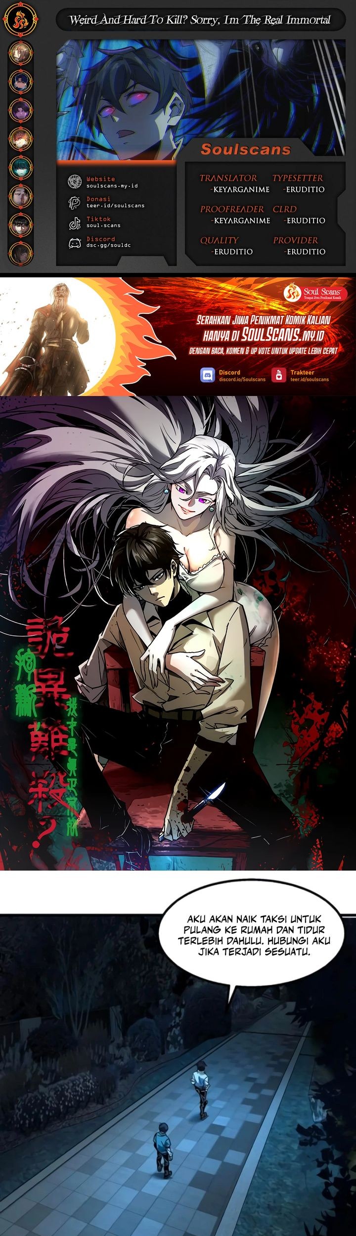 Baca Komik Weird and Hard to Kill? Sorry, I’m the Real Immortal Chapter 46 Gambar 1