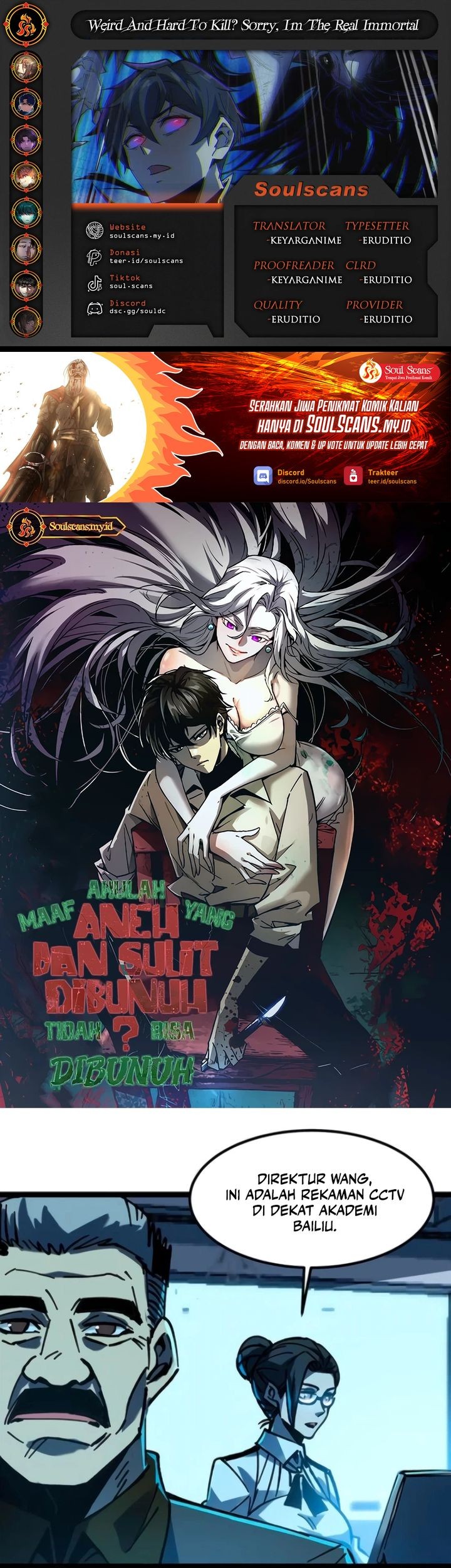 Baca Komik Weird and Hard to Kill? Sorry, I’m the Real Immortal Chapter 47 Gambar 1