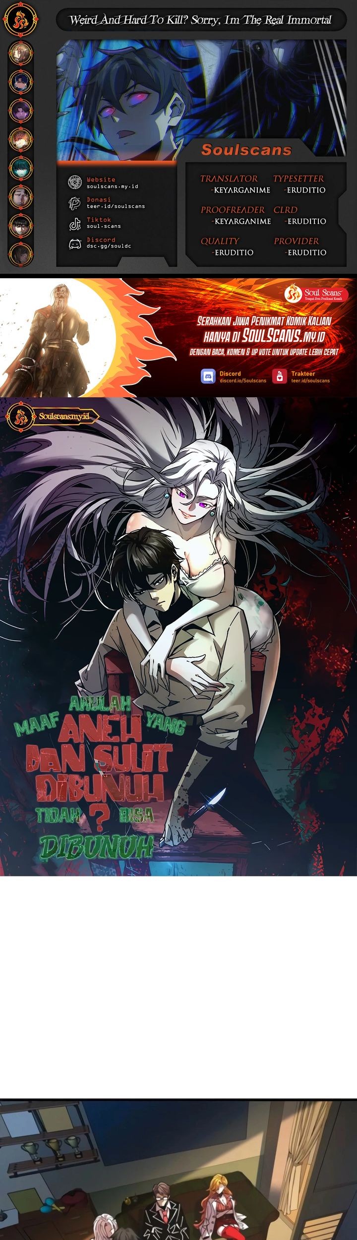 Baca Komik Weird and Hard to Kill? Sorry, I’m the Real Immortal Chapter 49 Gambar 1