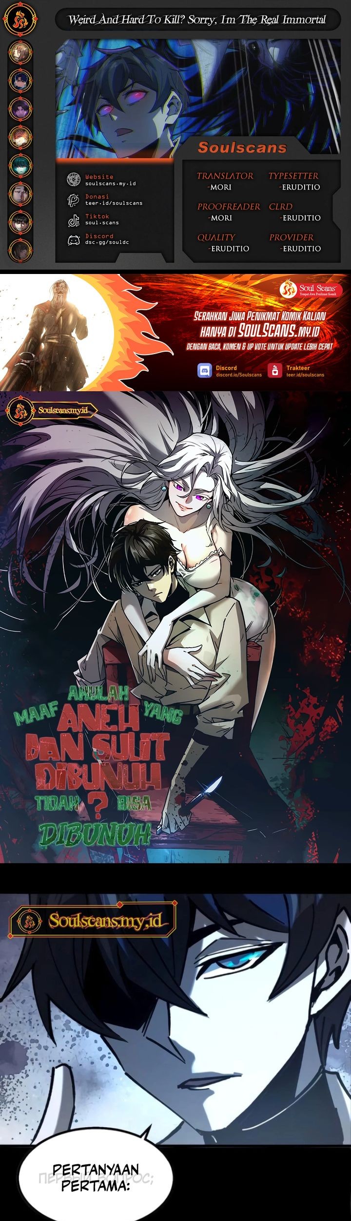 Baca Komik Weird and Hard to Kill? Sorry, I’m the Real Immortal Chapter 50 Gambar 1