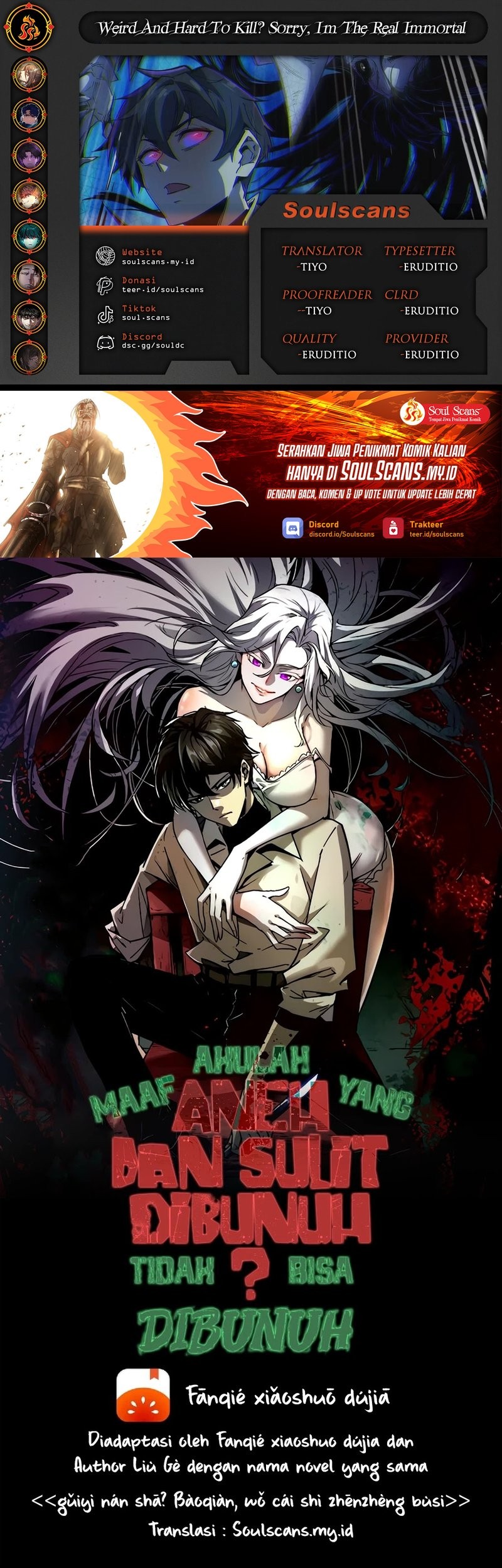 Baca Komik Weird and Hard to Kill? Sorry, I’m the Real Immortal Chapter 58 Gambar 1