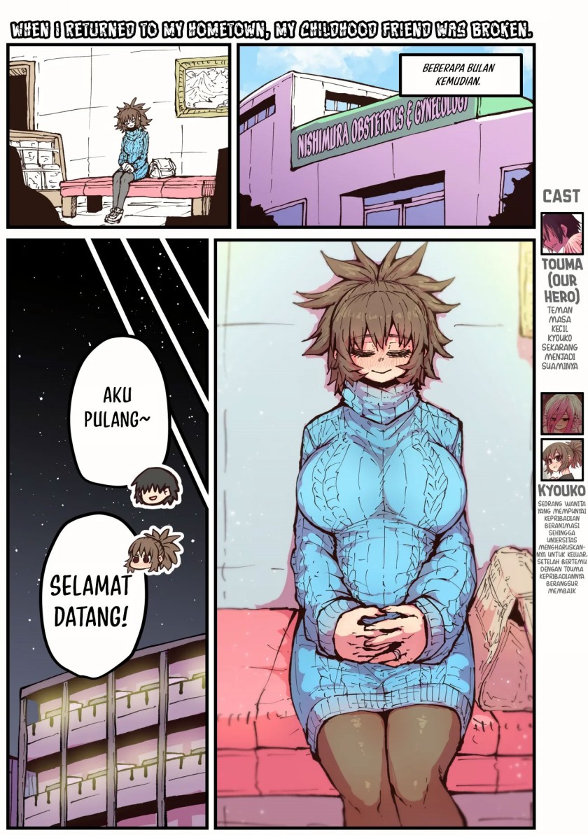 Baca Komik When I Returned to My Hometown, My Childhood Friend was Broken Chapter 45 Gambar 1