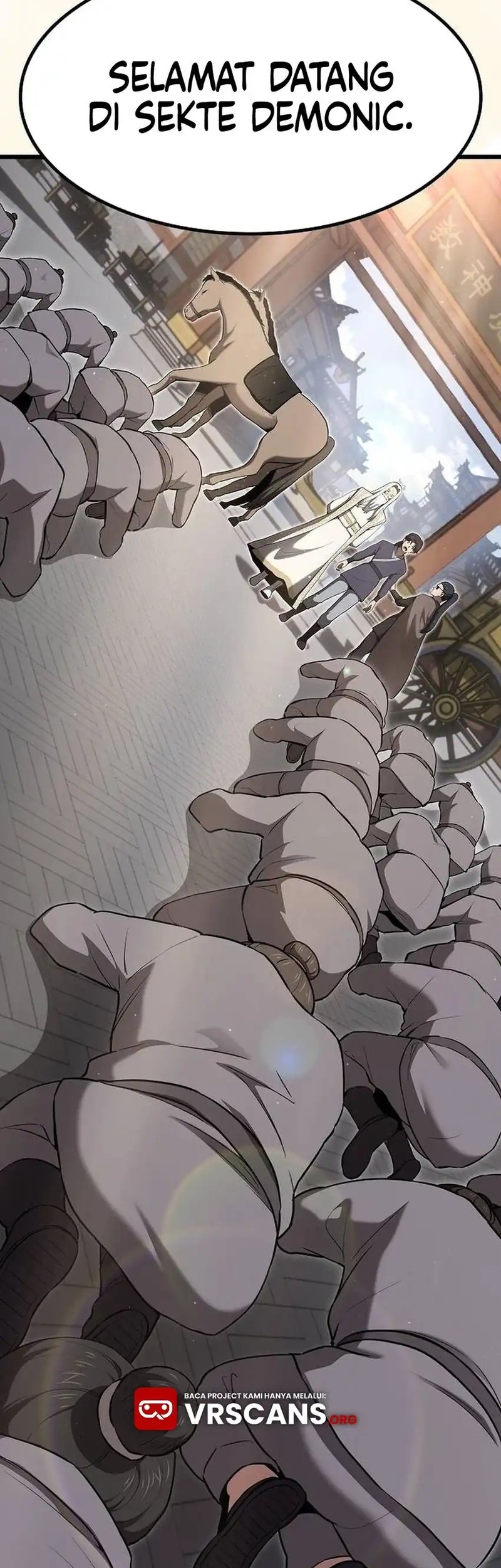 Who’s threatening you with a knife to make you a Heavenly Demon? Chapter 1 Gambar 95