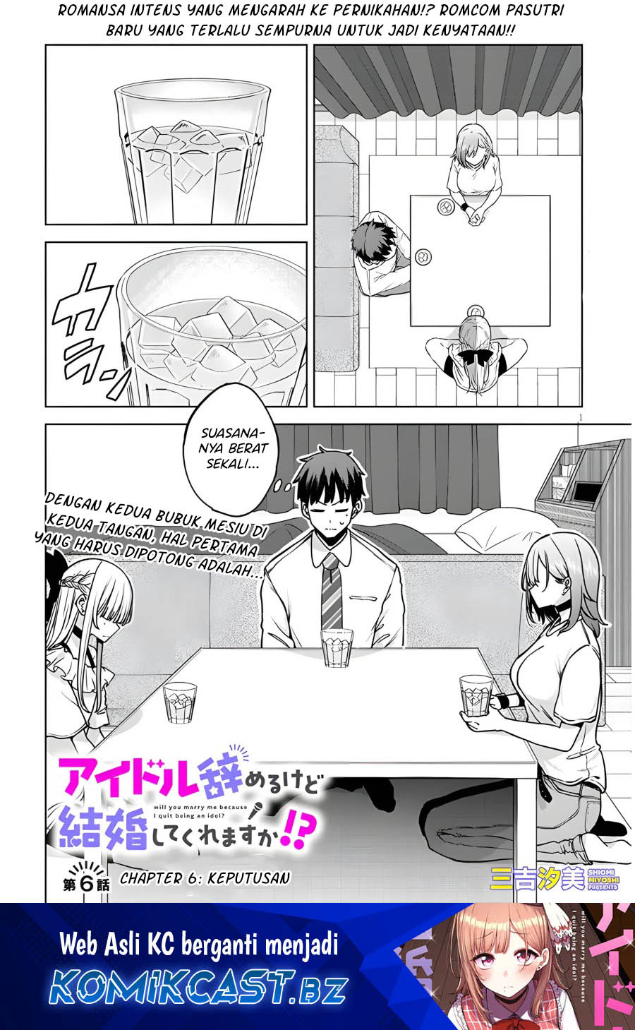 Baca Komik Will You Marry Me If I Quit Being an Idol?! Chapter 6 Gambar 1