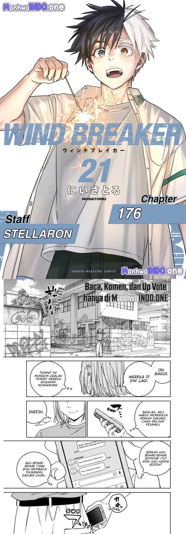 Baca Komik Wind Breaker (NII Satoru) Chapter 176 Gambar 1