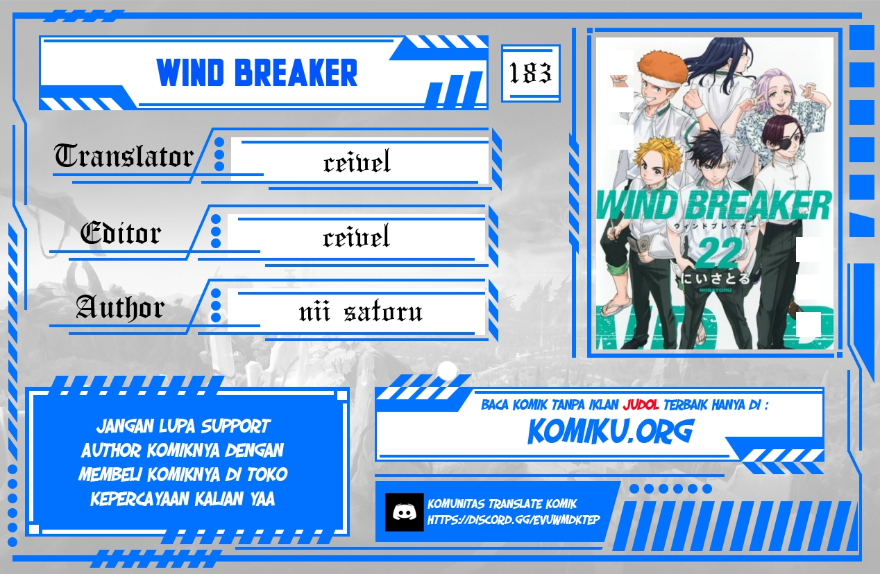 Baca Komik Wind Breaker (NII Satoru) Chapter 183 Gambar 1