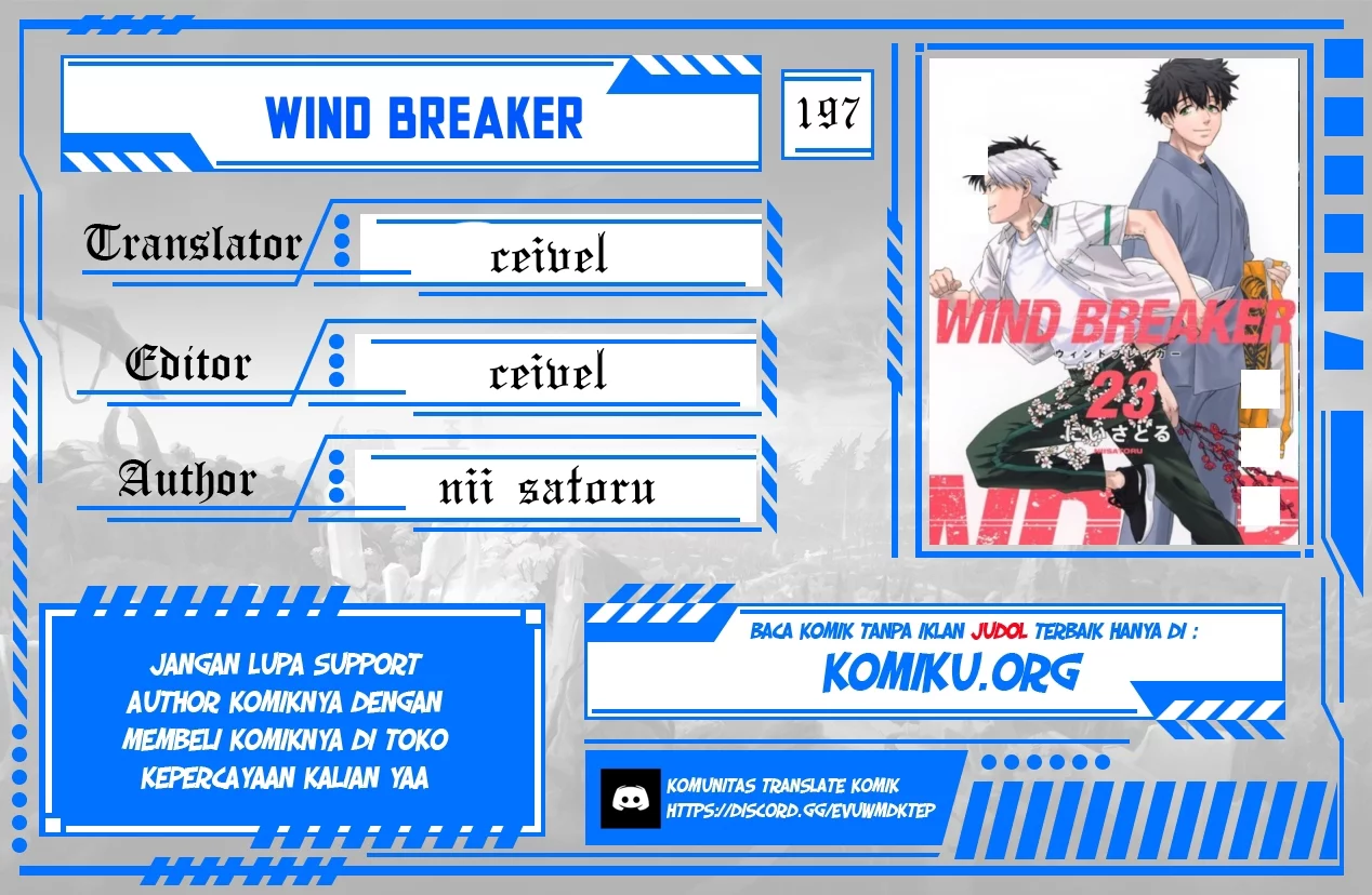 Baca Komik Wind Breaker (NII Satoru) Chapter 197 Gambar 1