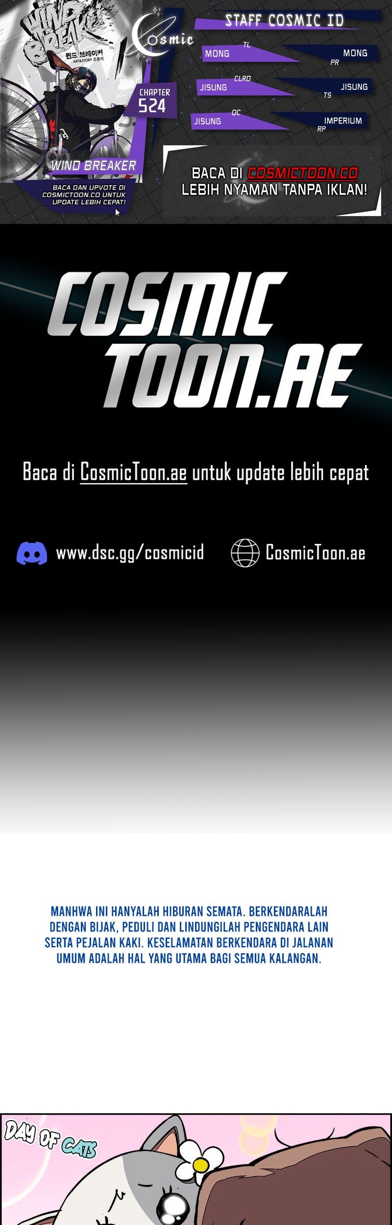 Baca Komik Wind Breaker Chapter 524 Gambar 1