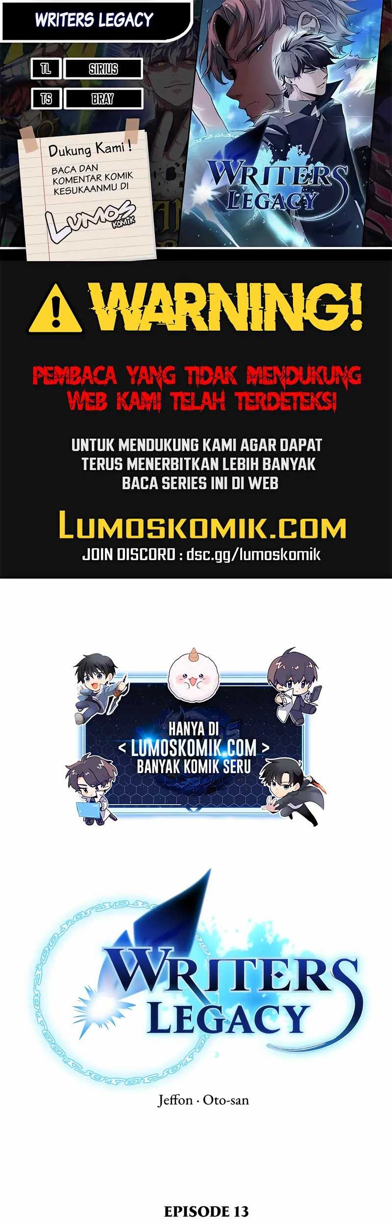 Baca Komik Writers Legacy Chapter 13 Gambar 1
