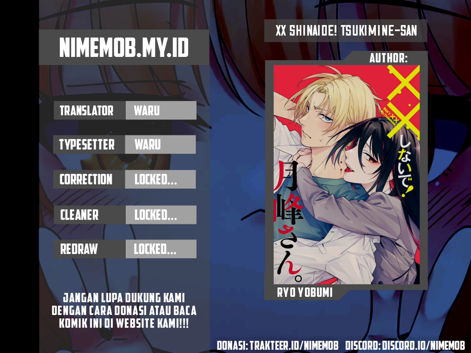 Baca Komik XX Shinaide! Tsukimine-san Chapter 1 Gambar 1