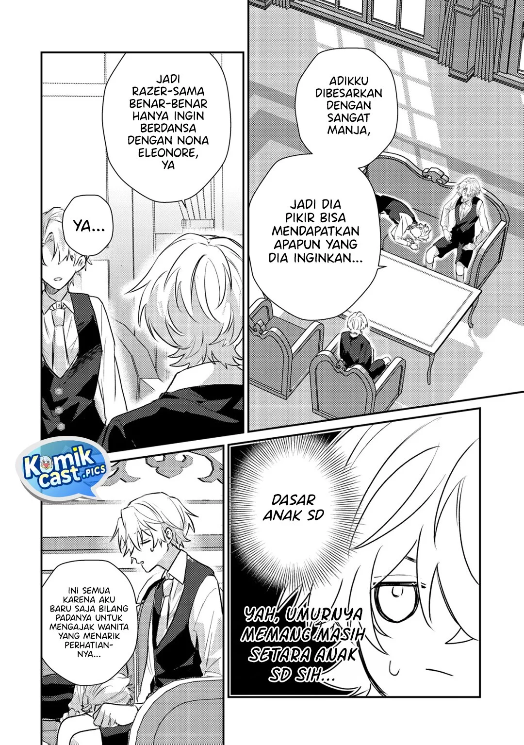 Yami-ochi Rasu Bosu Reijou No Osananajimi Ni Tensei Shita. Ore Ga Shindara Bad End Kakutei Na Node Saikyou Ni Natta Kedo, Mou Yami-ochi “yandere-ka” Shitemasen Ka? Chapter 4 Gambar 19