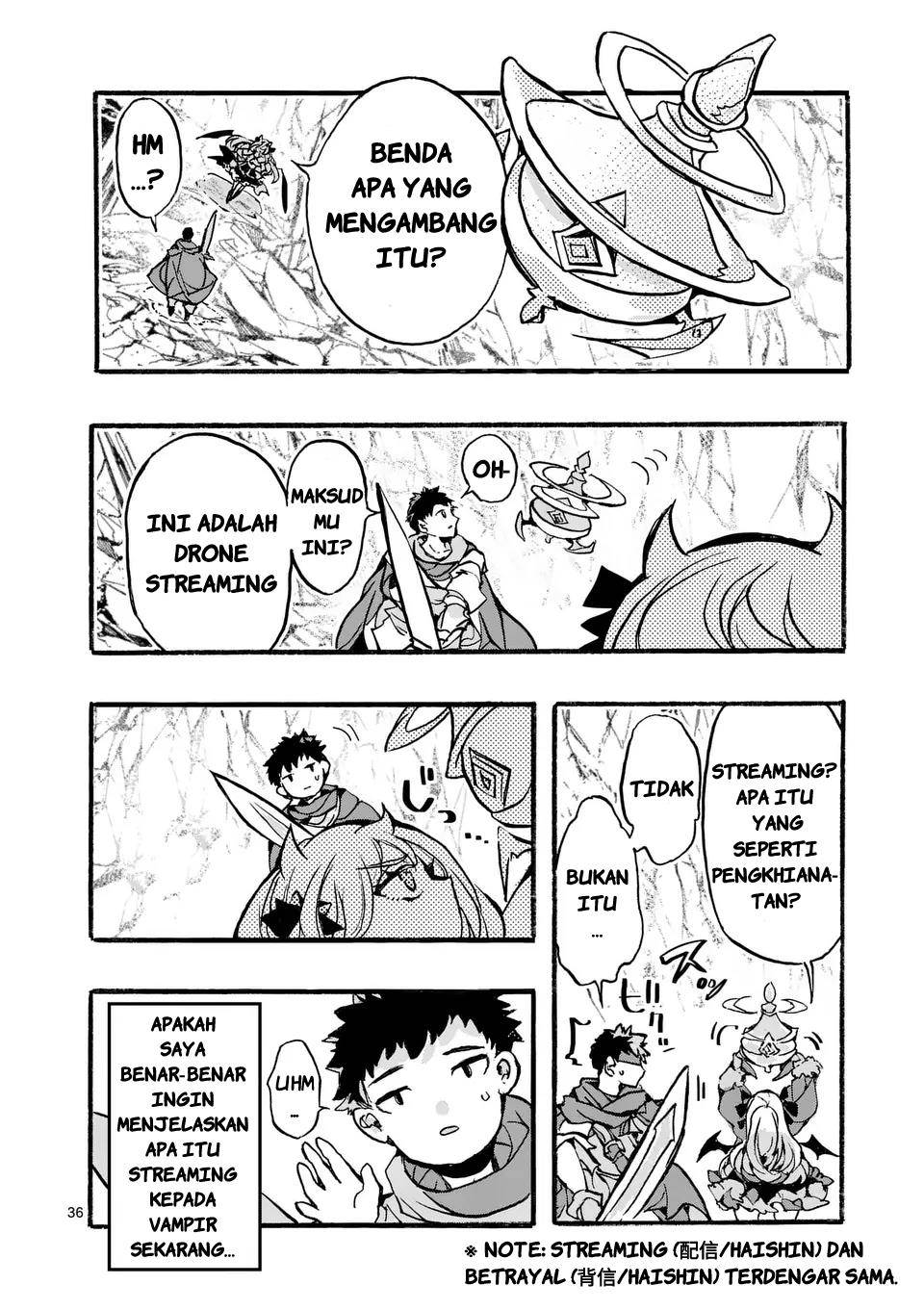 Yamiochi Yuusha no Haishin Haishin~Tsuihousare, Kakushi Boss Beya ni Hourikomareta Kekka, Boss to Tansakushagari Haishin wo Hajimeru~@comic Chapter 1 Gambar 36