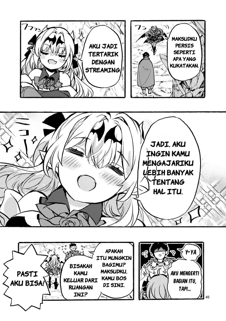 Yamiochi Yuusha no Haishin Haishin~Tsuihousare, Kakushi Boss Beya ni Hourikomareta Kekka, Boss to Tansakushagari Haishin wo Hajimeru~@comic Chapter 1 Gambar 45