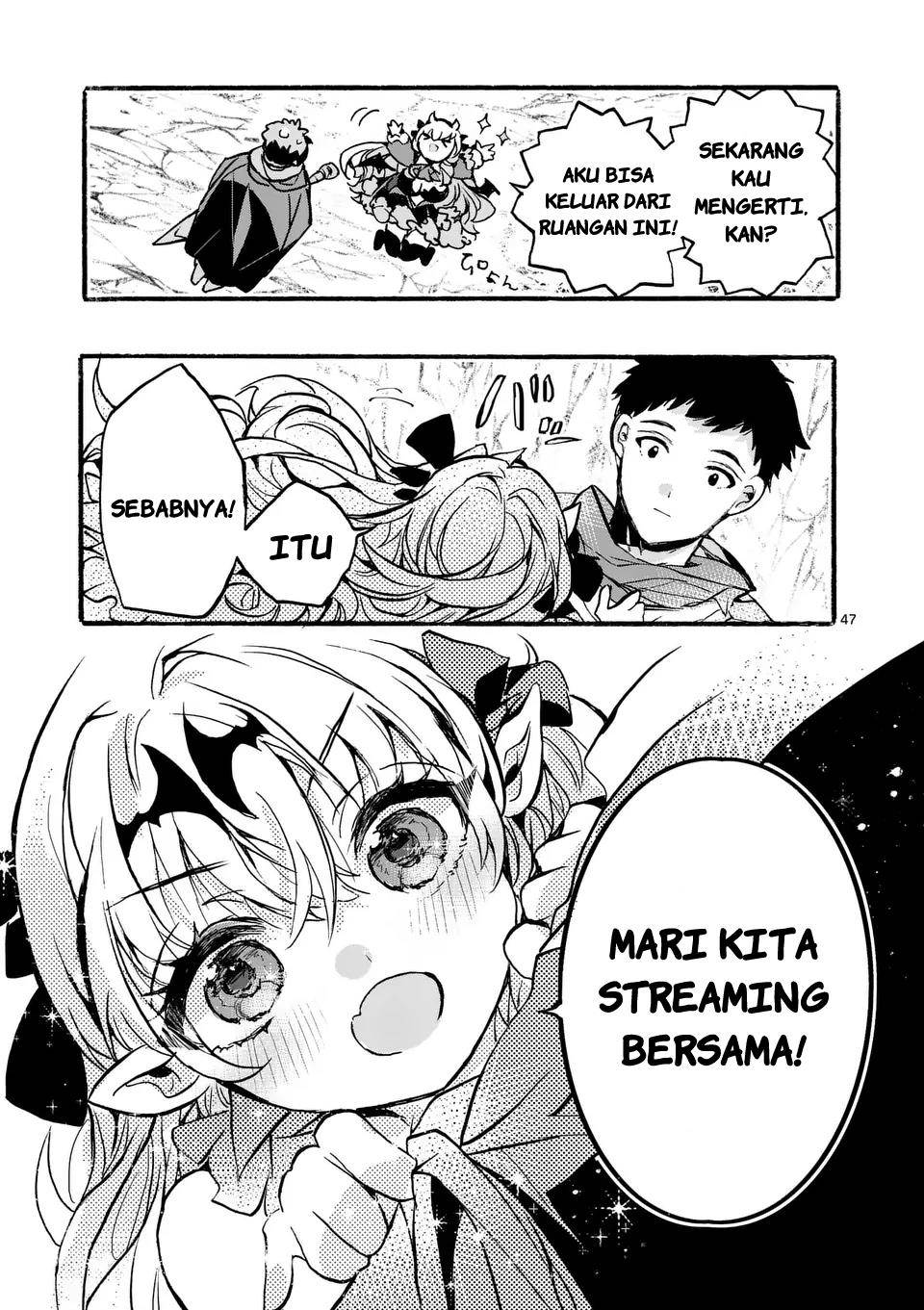 Yamiochi Yuusha no Haishin Haishin~Tsuihousare, Kakushi Boss Beya ni Hourikomareta Kekka, Boss to Tansakushagari Haishin wo Hajimeru~@comic Chapter 1 Gambar 47