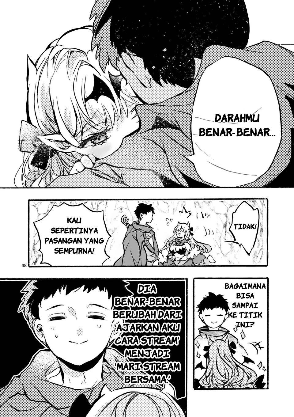 Yamiochi Yuusha no Haishin Haishin~Tsuihousare, Kakushi Boss Beya ni Hourikomareta Kekka, Boss to Tansakushagari Haishin wo Hajimeru~@comic Chapter 1 Gambar 48