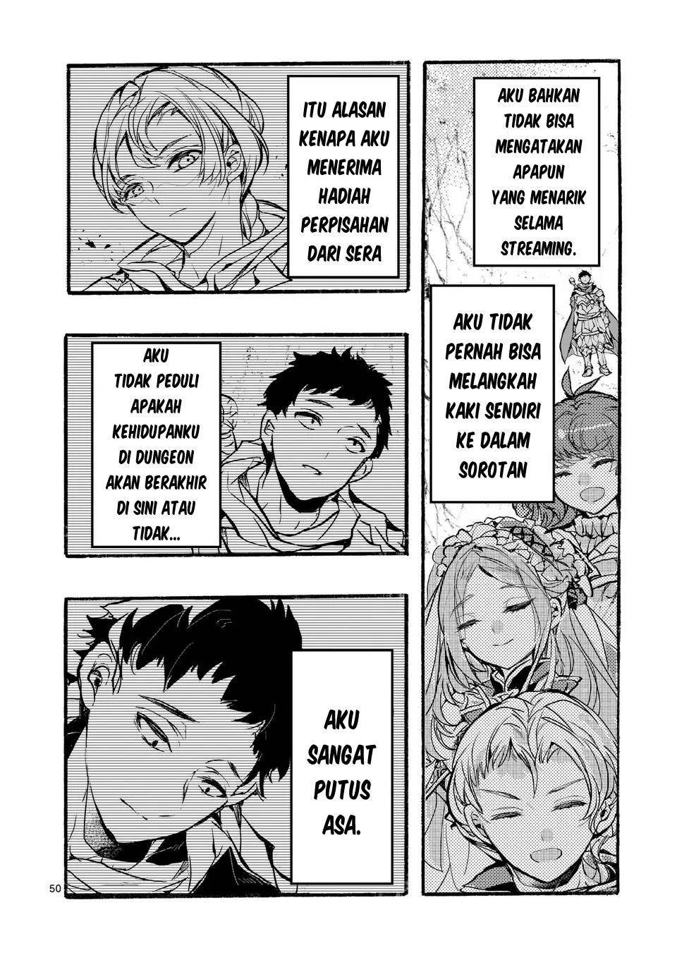 Yamiochi Yuusha no Haishin Haishin~Tsuihousare, Kakushi Boss Beya ni Hourikomareta Kekka, Boss to Tansakushagari Haishin wo Hajimeru~@comic Chapter 1 Gambar 50