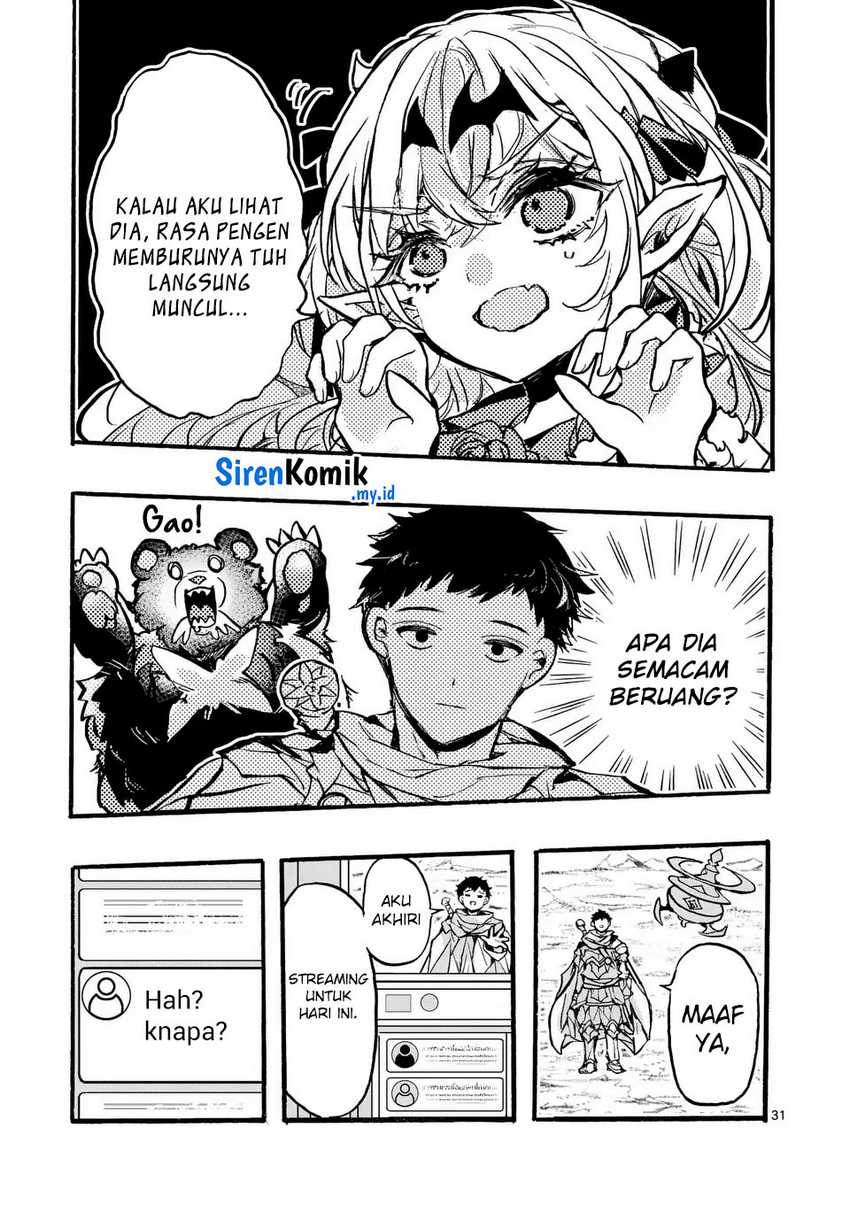 Yamiochi Yuusha no Haishin Haishin~Tsuihousare, Kakushi Boss Beya ni Hourikomareta Kekka, Boss to Tansakushagari Haishin wo Hajimeru~@comic Chapter 5 Gambar 32