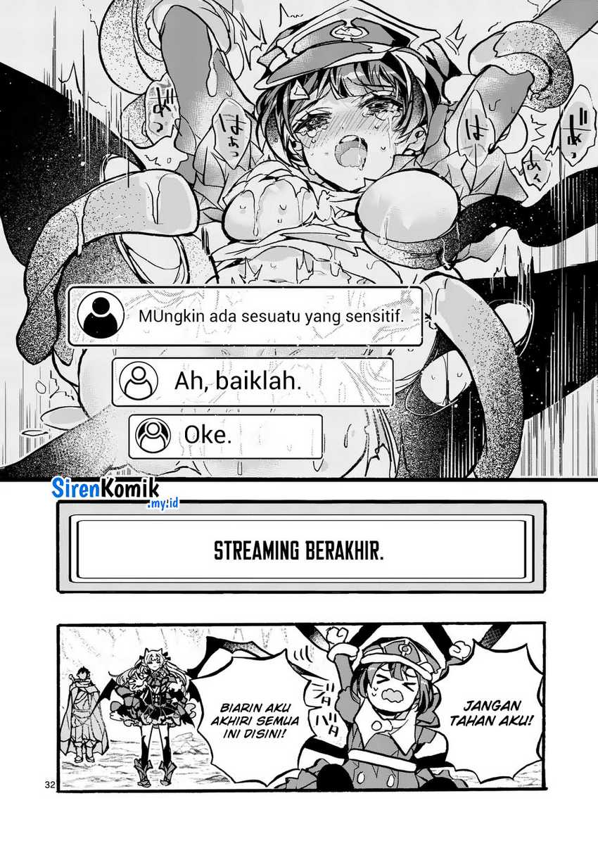 Yamiochi Yuusha no Haishin Haishin~Tsuihousare, Kakushi Boss Beya ni Hourikomareta Kekka, Boss to Tansakushagari Haishin wo Hajimeru~@comic Chapter 5 Gambar 33