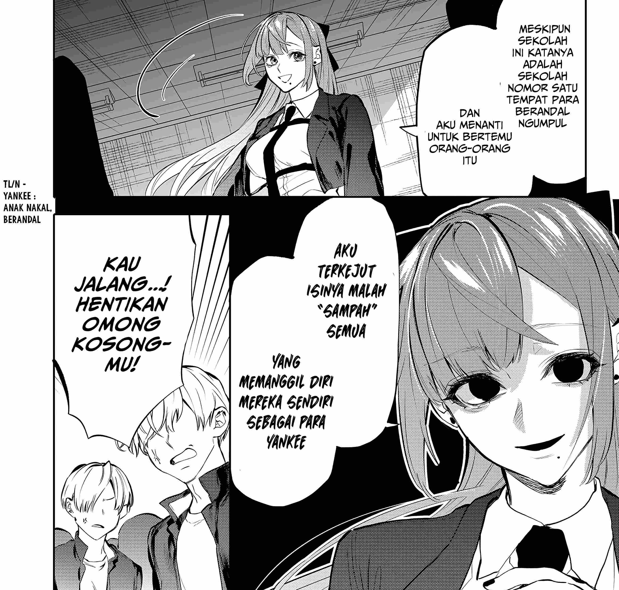 Yankee Koukou ni Ojou-sama Chapter 1 Gambar 62