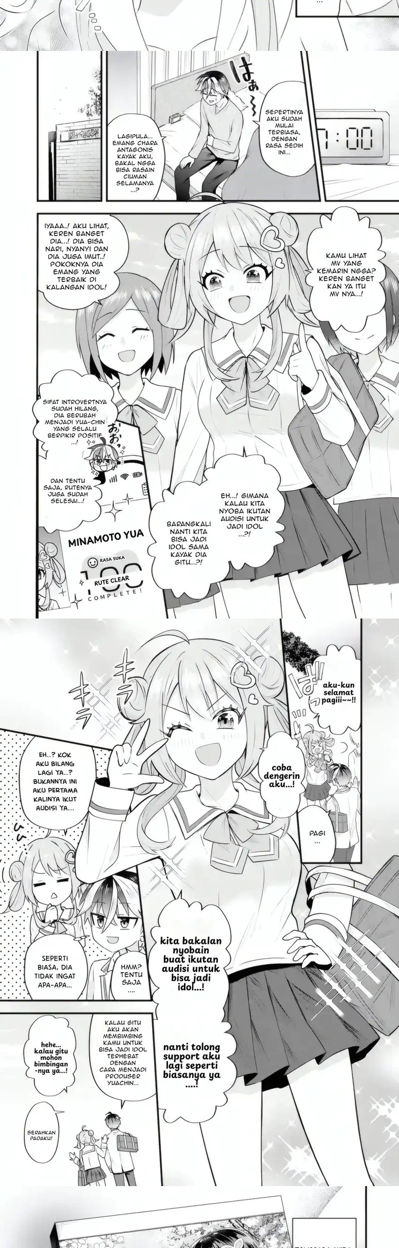 Yarikonda ren’ai game no akuyaku ni tensei shita node, gensaku chishiki de hiroin o kōryaku shimasu Chapter 4.8 Gambar 5