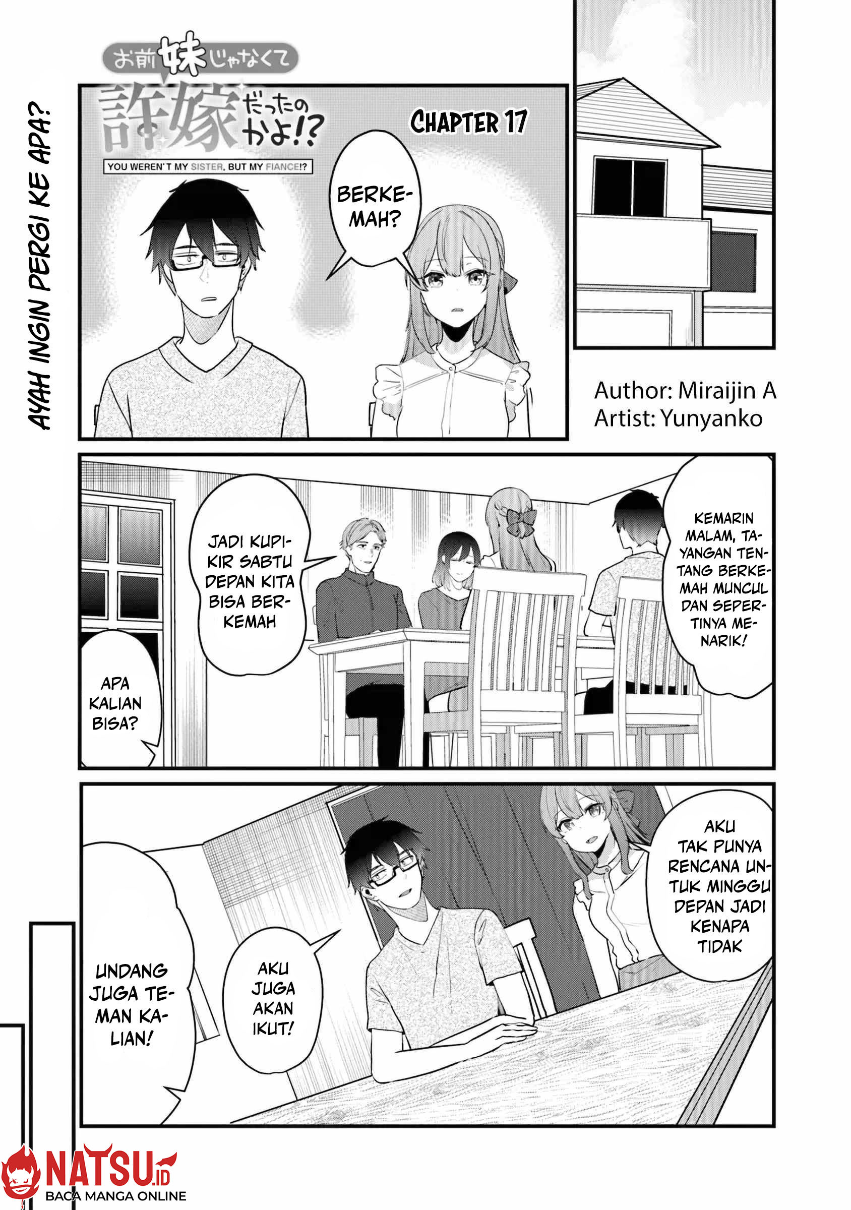 Baca  You Weren’t My Sister, But My Fiancee!? (Omae Imouto Janakute Iinazuke Datta no ka yo!?) Chapter 17 Gambar 2