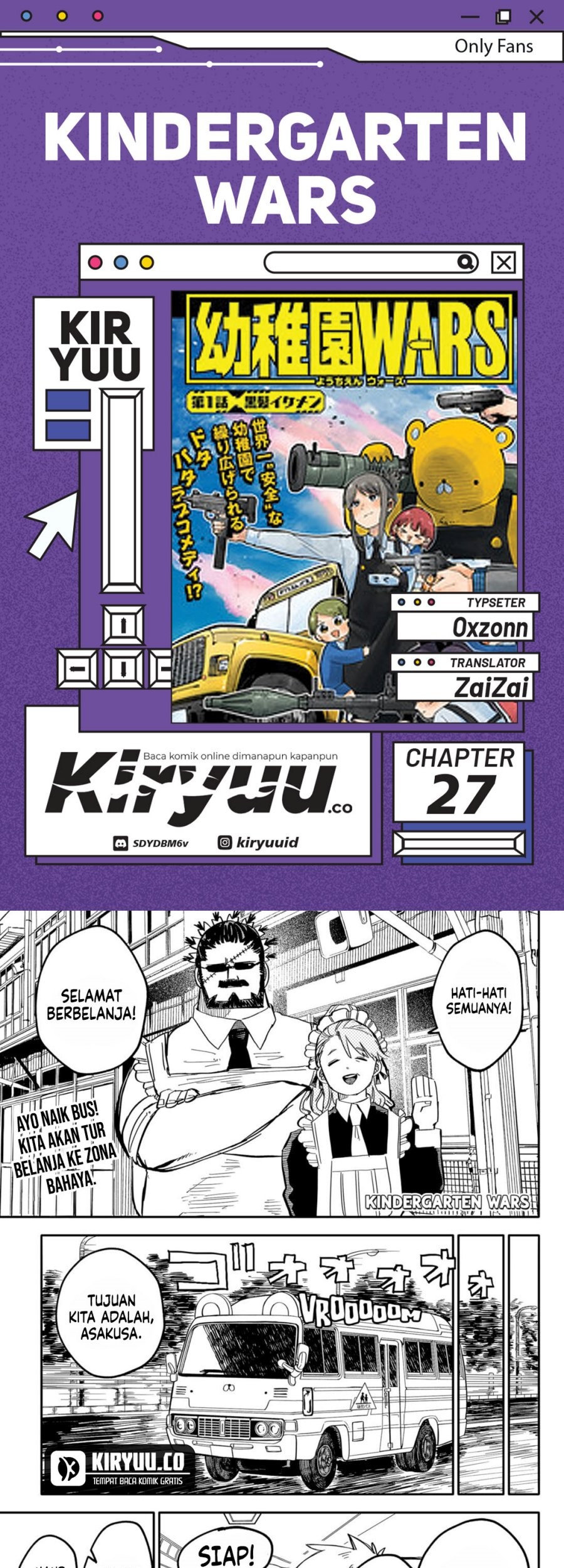 Baca Komik Youchien Wars Chapter 27 Gambar 1