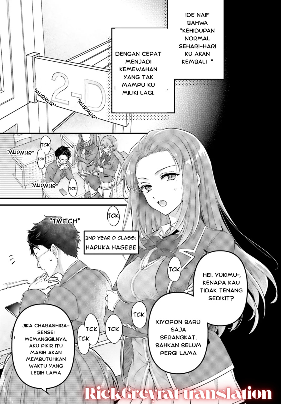 Youkoso Jitsuryoku Shijou Shugi no Kyoushitsu e 2-nensei-hen 2nd Stage Chapter 1.1 Gambar 12