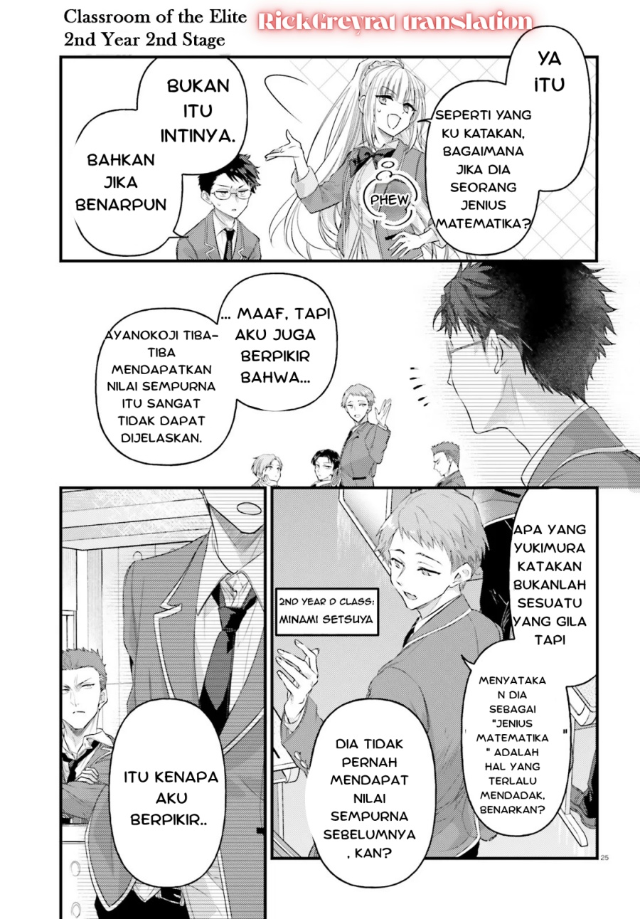 Youkoso Jitsuryoku Shijou Shugi no Kyoushitsu e 2-nensei-hen 2nd Stage Chapter 1.2 Gambar 10