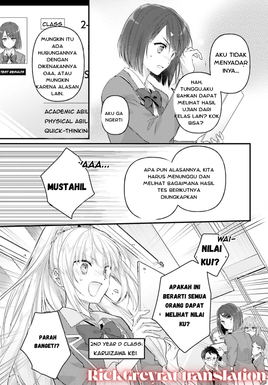 Youkoso Jitsuryoku Shijou Shugi no Kyoushitsu e 2-nensei-hen 2nd Stage Chapter 1.2 Gambar 6