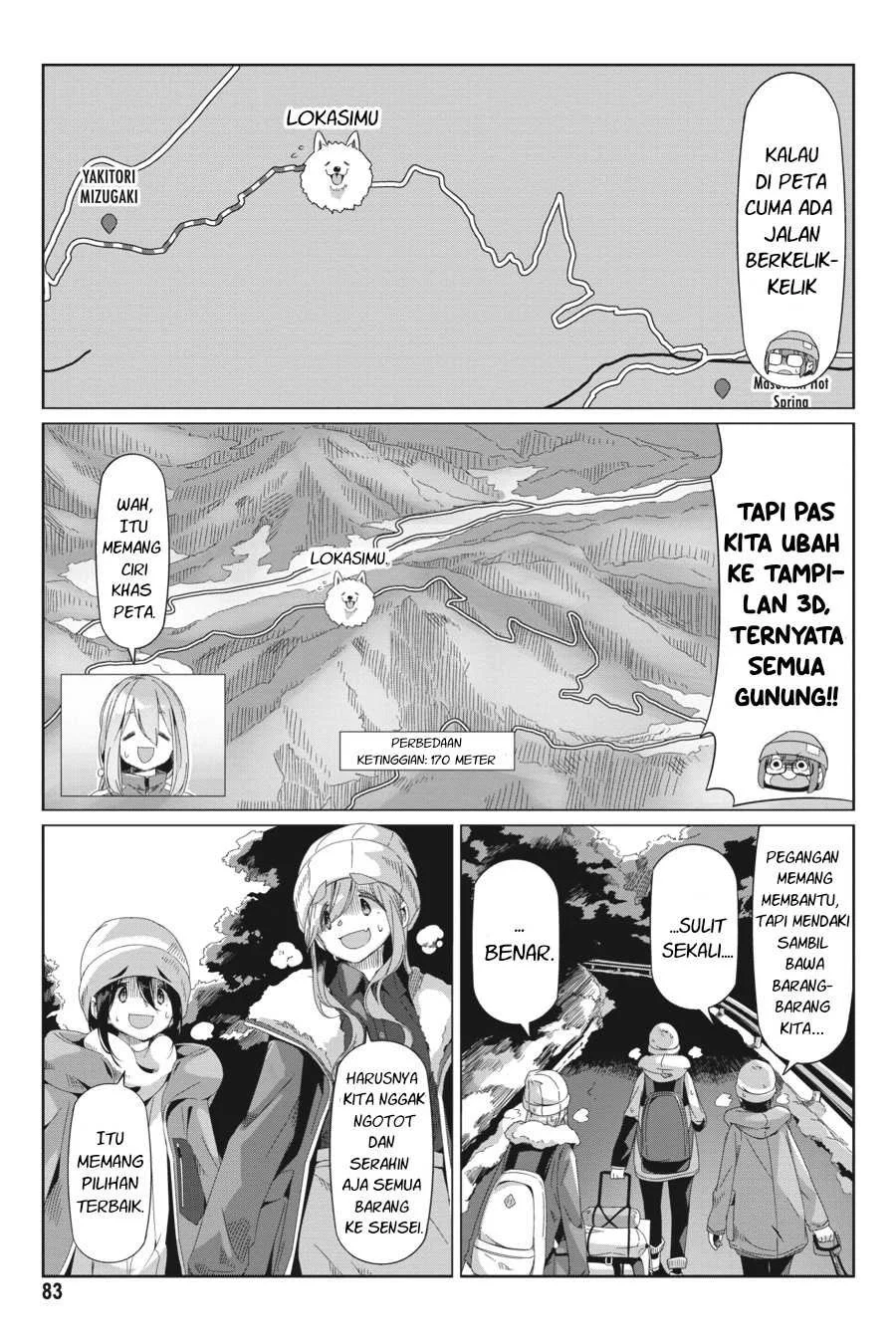 Yuru-Camp Chapter 67 Gambar 3