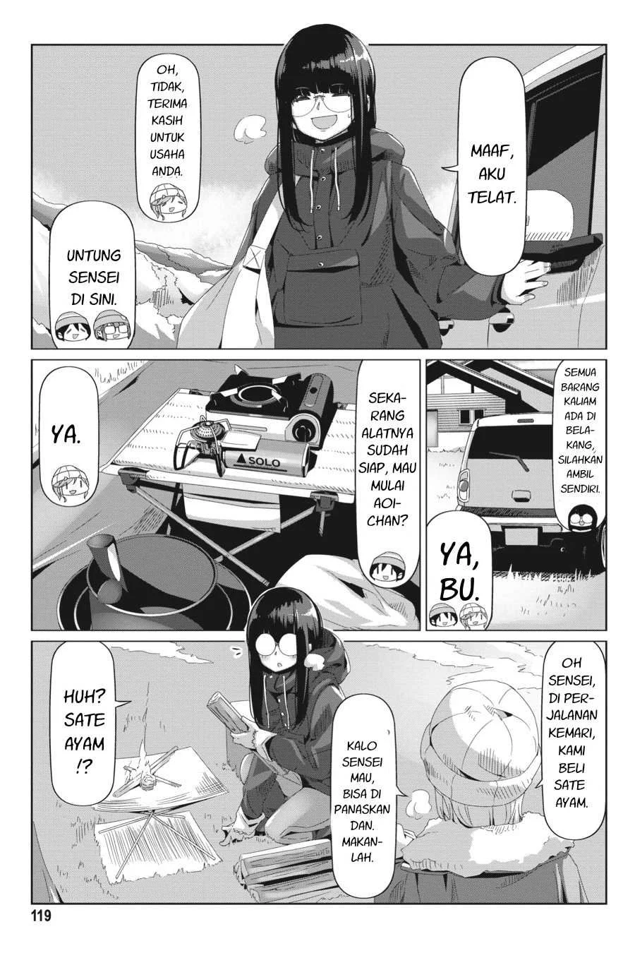 Yuru-Camp Chapter 68 Gambar 14