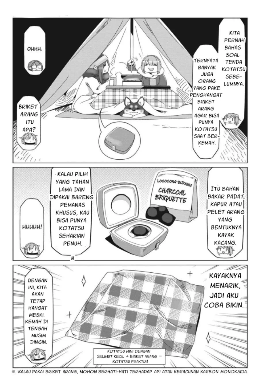 Yuru-Camp Chapter 69.5 Gambar 7