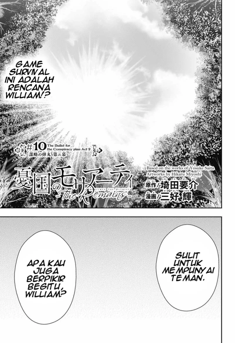 Baca  Yuukoku no Moriarty Chapter 10 Gambar 2