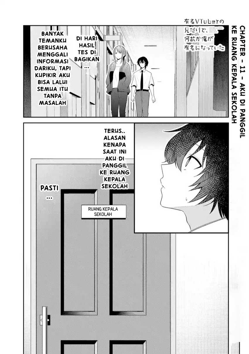Baca Yuumei VTuber no Ani Dakedo Nazeka Ore ga Yuumei ni Natteita Chapter 11.1 Gambar 2