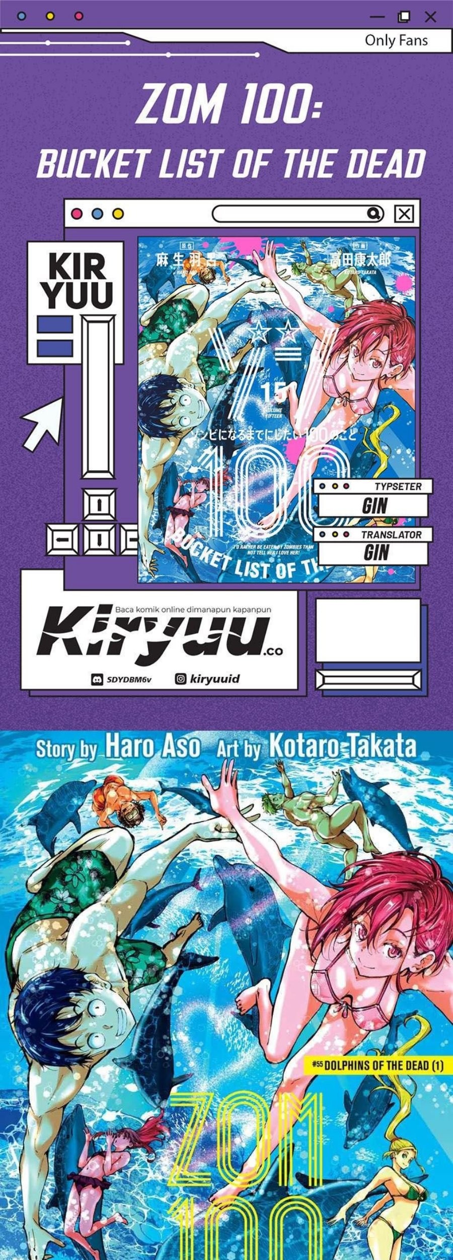 Baca Komik Zombie 100 ~Zombie ni Naru Made ni Shitai 100 no Koto~ Chapter 55 Gambar 1