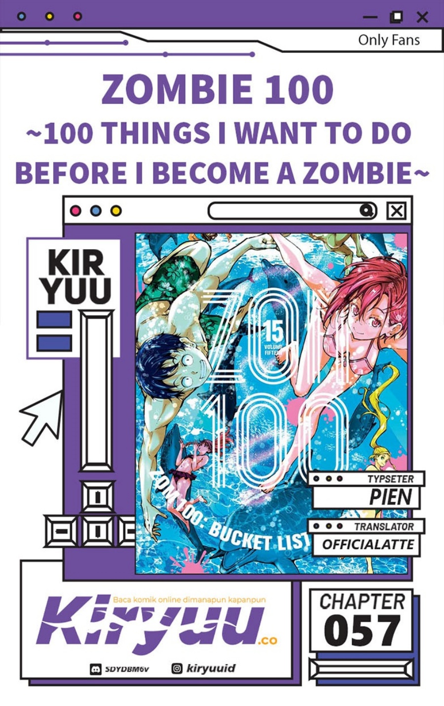 Baca Komik Zombie 100 ~Zombie ni Naru Made ni Shitai 100 no Koto~ Chapter 57 Gambar 1